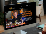 H.B. Fuller Website Homepage On Desktop Computer