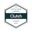 Clutch Top Link Building Company Chicago 2024 Award Badge