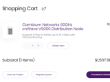 A seamless integration of NetSuite reflects prices and inventory in user shopping carts