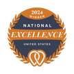 2024 Winner National Excellence Award Badge