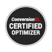 Conversionxl Certified Performer Award Badge